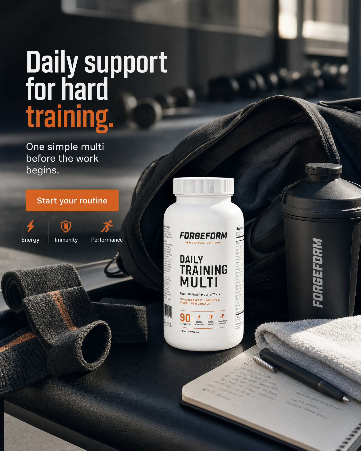 FORGEFORM gym product ad case study